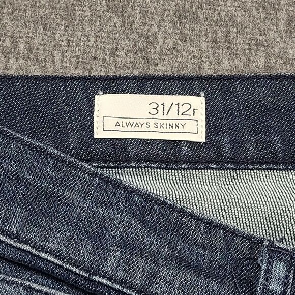 Gap 1969 Jeans Womens 12 Reg Always Skinny Crystal Wash Street Wear Denim Pants - Picture 6 of 11